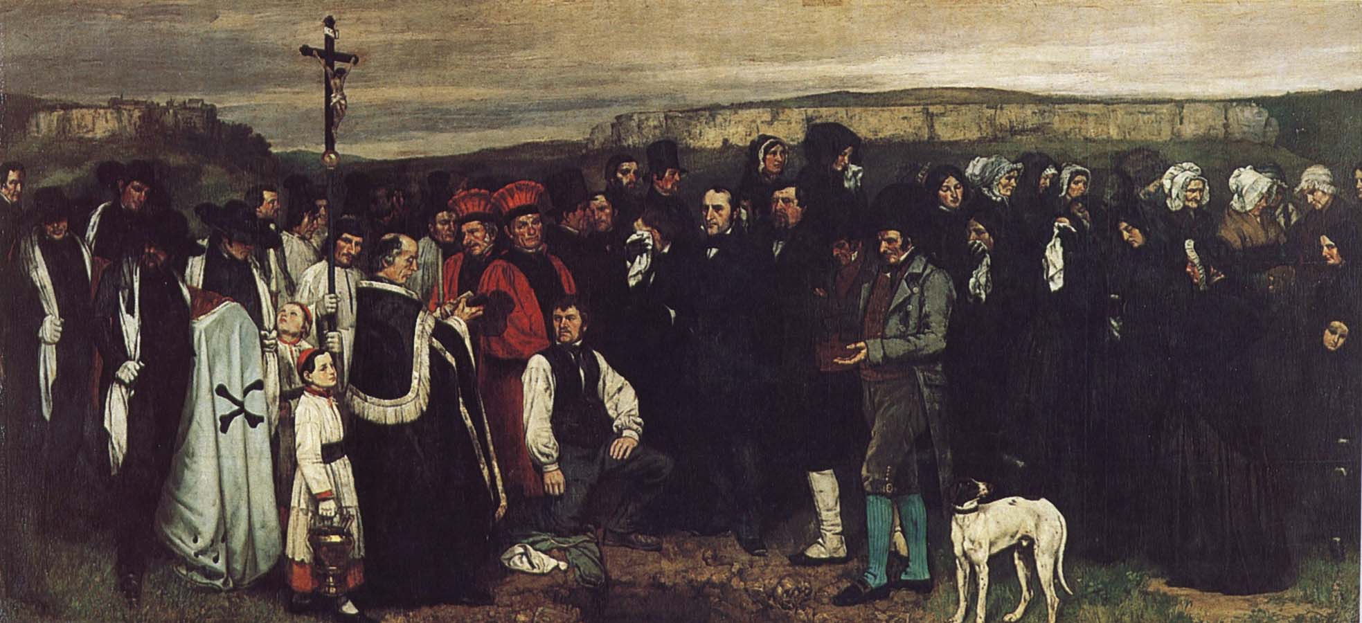 Gustave Courbet Ornans funeral